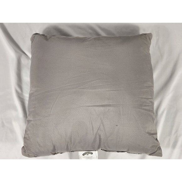 Holiday Time Baby White Owl Pillow w Metalic Accents 16 x 16 - Picture 2 of 3